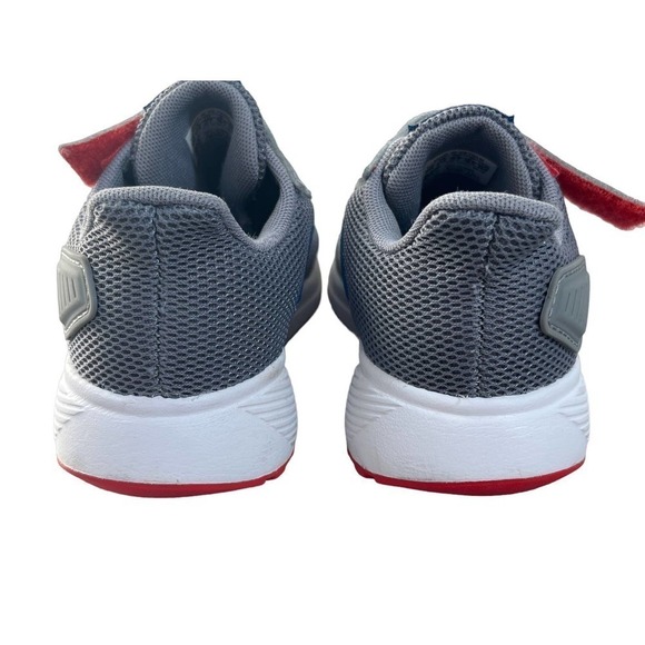 Adidas duramo 91 sneaker. Toddler 10. Gray/Blue w/Box. EE9006 - Picture 4 of 7